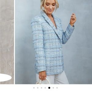 Vici tweed blazer size large